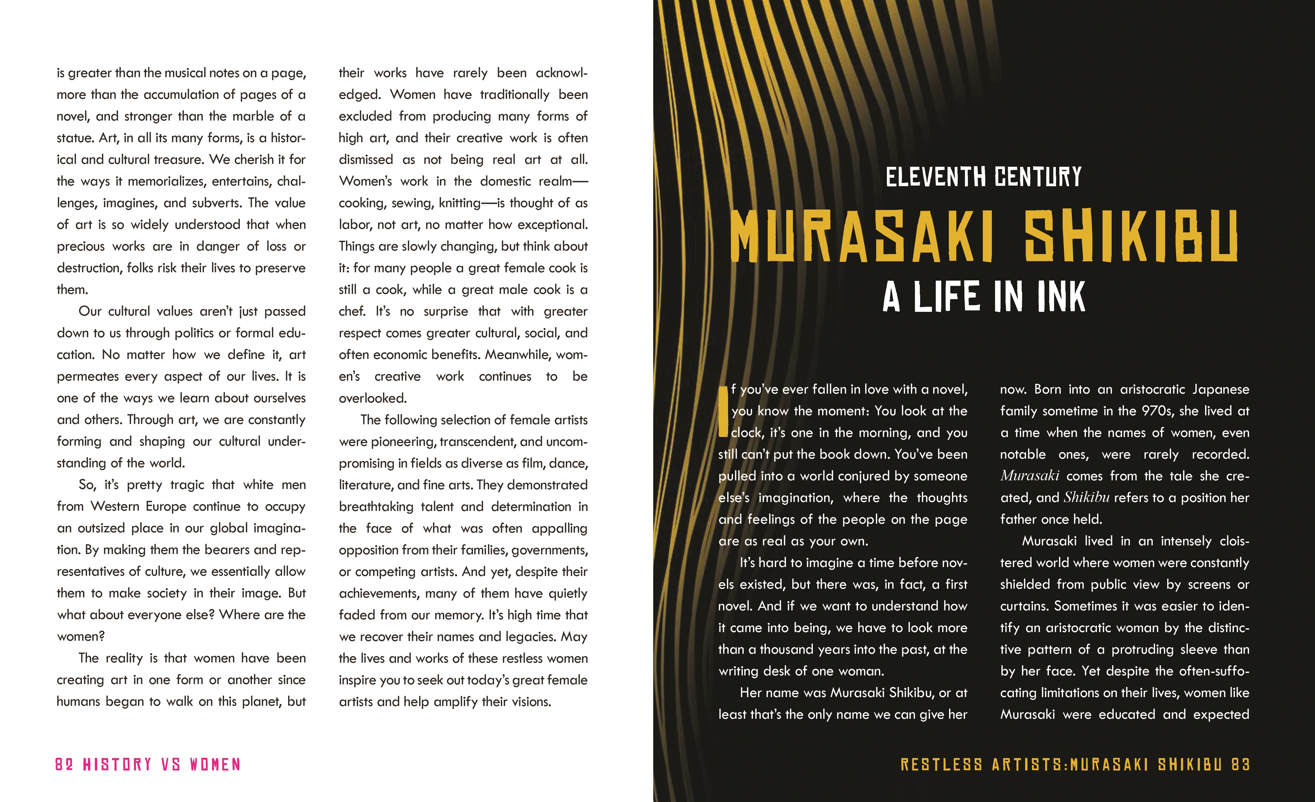 history vs. women design